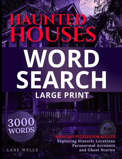 Cover of Haunted Houses Word Search
